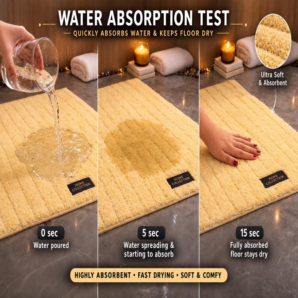 Cloud Bathmat - Back Material: Anti-slip Latex