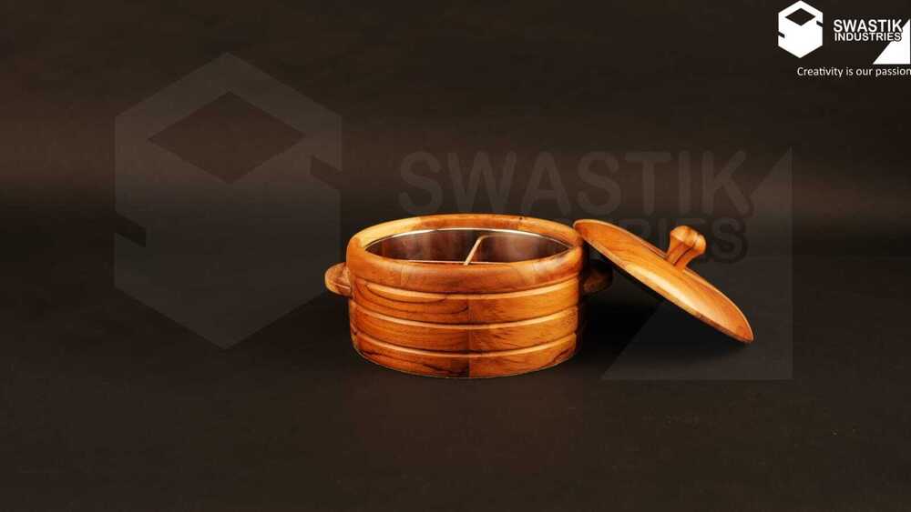 Teak Wood Casserole