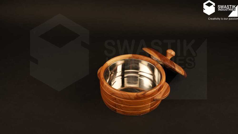 Teak Wood Casserole
