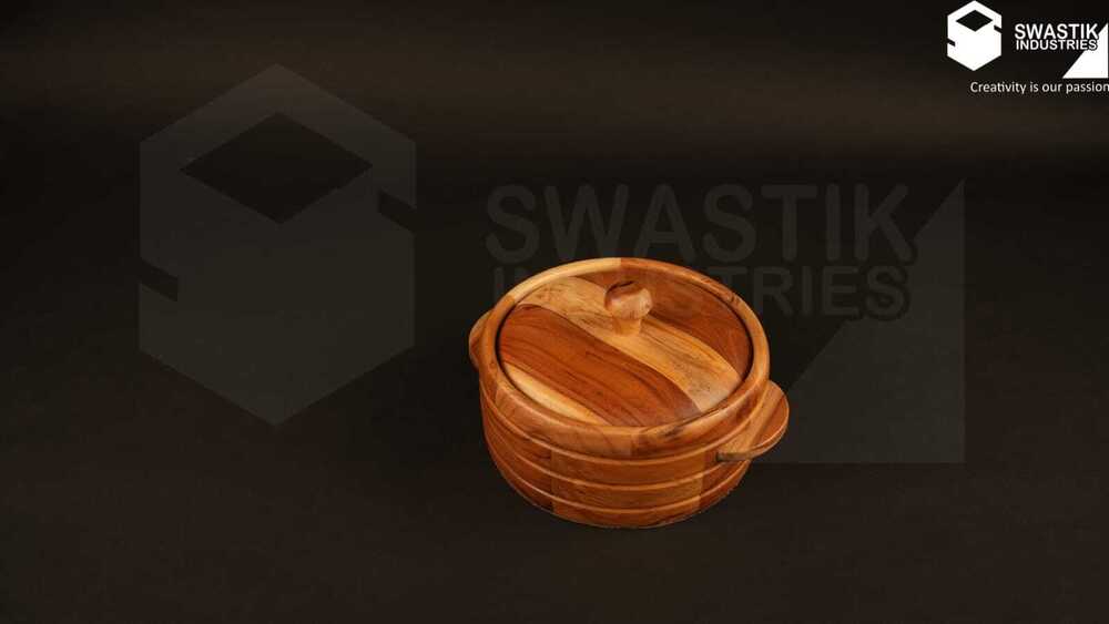Teak Wood Casserole