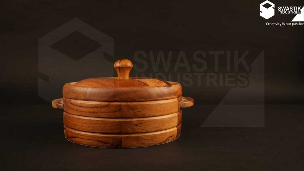 Teak Wood Casserole