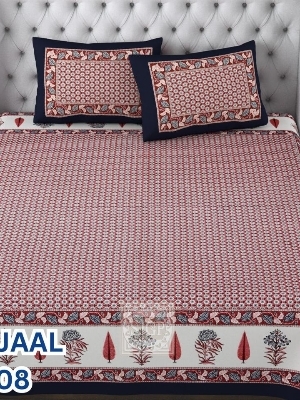 Pure cotton king size bedsheet set