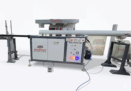 Airopower Macke Pvc Pipe Rotating Cutter Machine