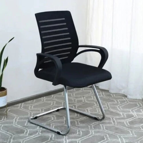 C110 Black Visitor Cafe Chairs