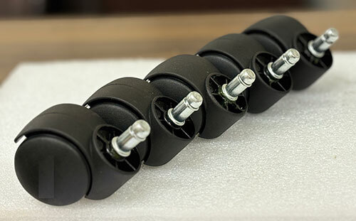 Office Chair Black Nylon Wheels