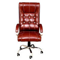 Beyond High Back Executive Revo Office Chair Cherry Brown Woodberg Furnishings