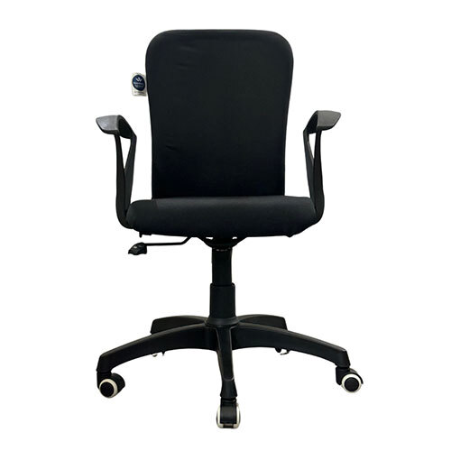 Epoch Mid Back Ergonomic Revo Office Desk Chair Black Woodberg Furnishings