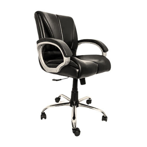 Royale Mid Back Boss Revo Office Chair Black Woodberg Furnishings