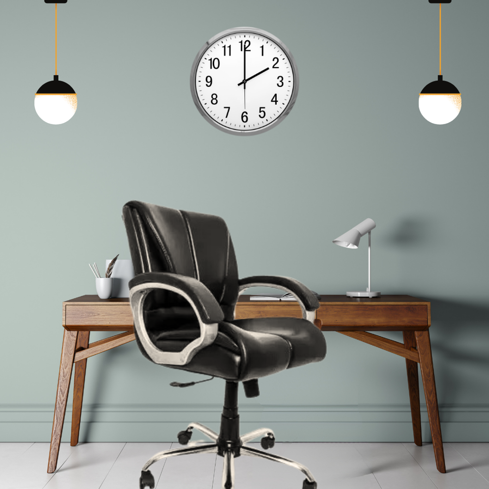 Royale Mid Back Boss Revo Office Chair Black Woodberg Furnishings