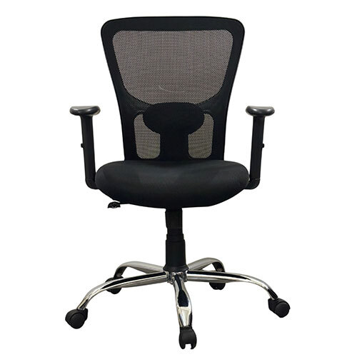 Libra Mid Back Breathable Mesh Fabric Ergonomic Office Desk Rev-olving Chair