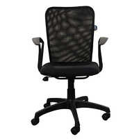 A+ Astra Mid Back Breathable Mesh Fabric Desk-staff Computer Revo Office Chair Black