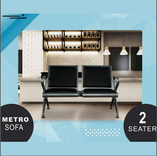 2 Seater Waiting Bench With Cushion