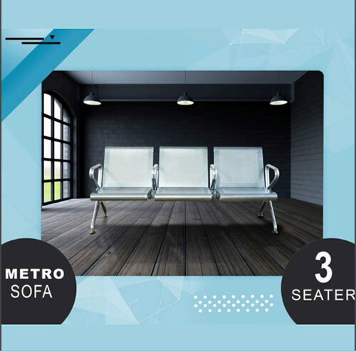 3 Seater Waiting Bench Without Cushion