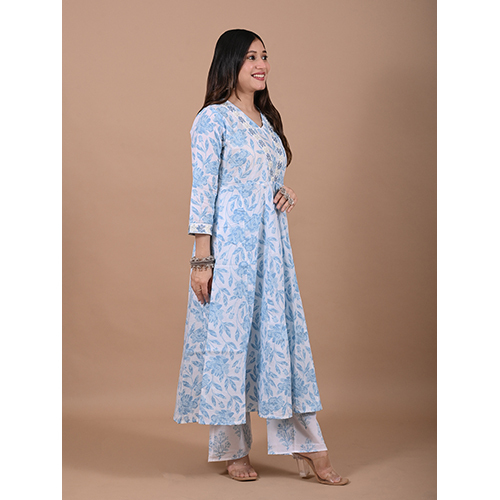 Cotton Suit 804 - Fine Cotton Blend, M-l-xl, Multicolor Floral | Breathable, Lightweight, Colorfast