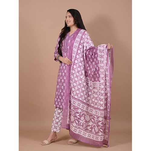 Cotton Suit 815 - 100% Pure Cotton, Multi-color, Regular Fit | Breathable, Printed, Full Sleeve Kurta Set