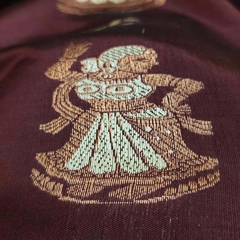 Coffee coloured Swarnachari saree