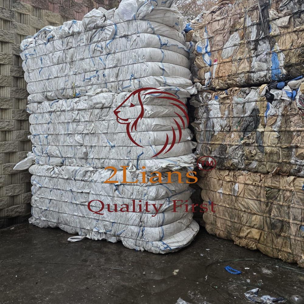 PP Jumbo bags on bales