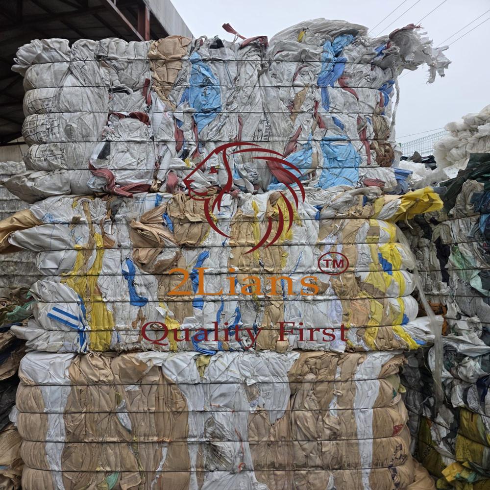 PP Jumbo bags on bales