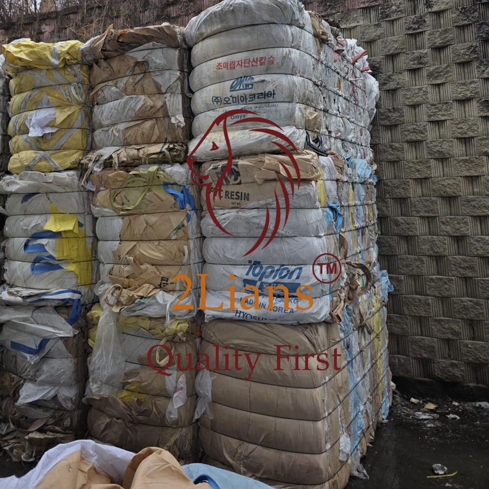 PP Jumbo bags on bales