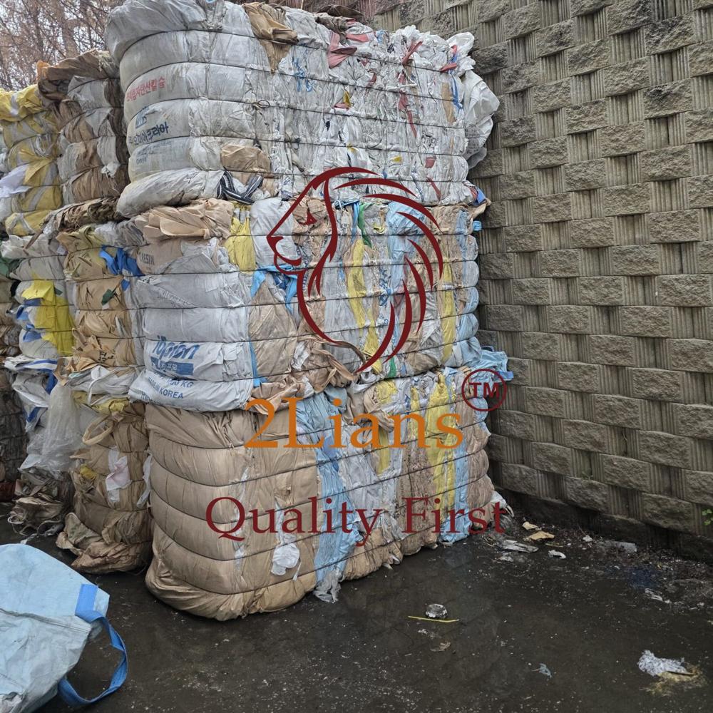 PP Jumbo bags on bales