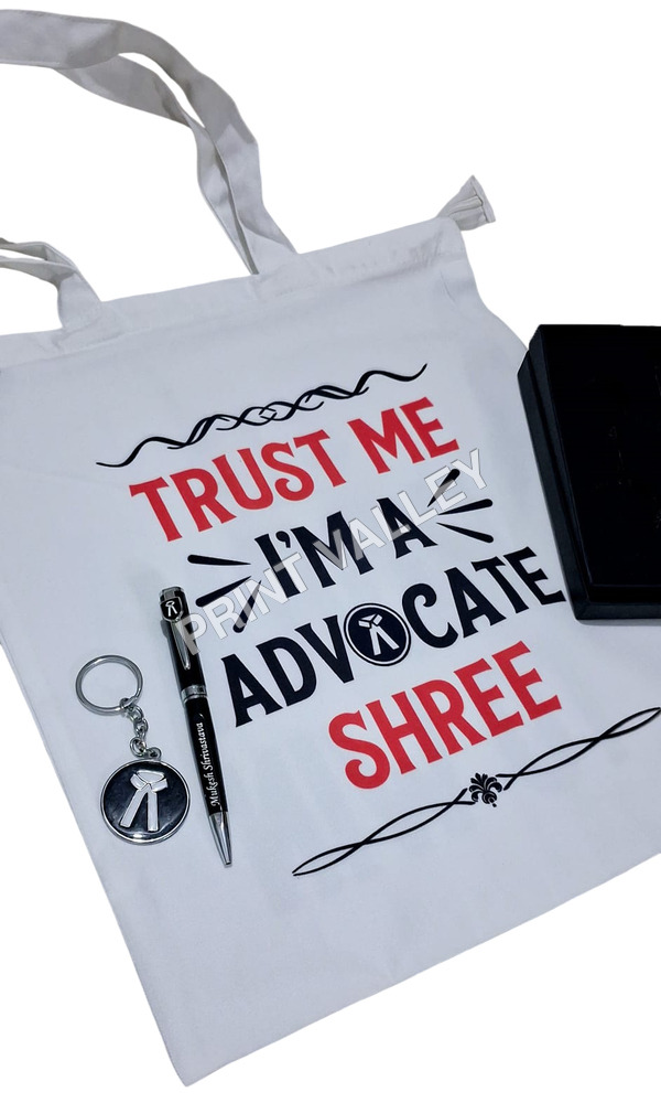 White Custom Printed Tote Bag