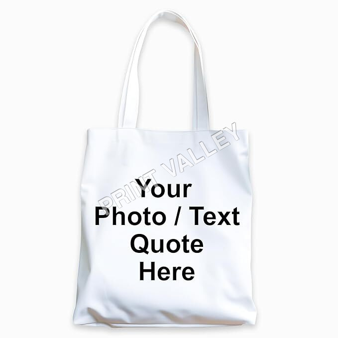 White Personalized Tote Bag