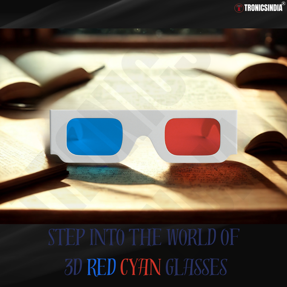Red Cyan 3D Glasses One Time Use for Auditorium RC04 (Bulk Qty)