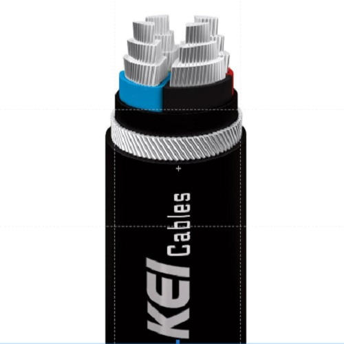 KEI 4 Core Aluminium XLPE Armoured Low Voltage Cable