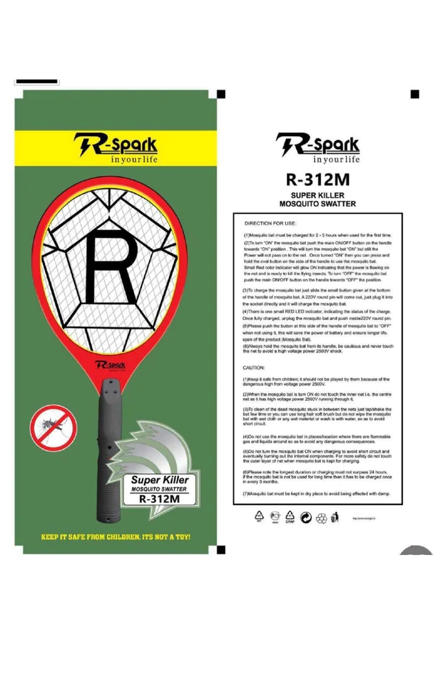 R-spark RL-312M Mosquito Racket