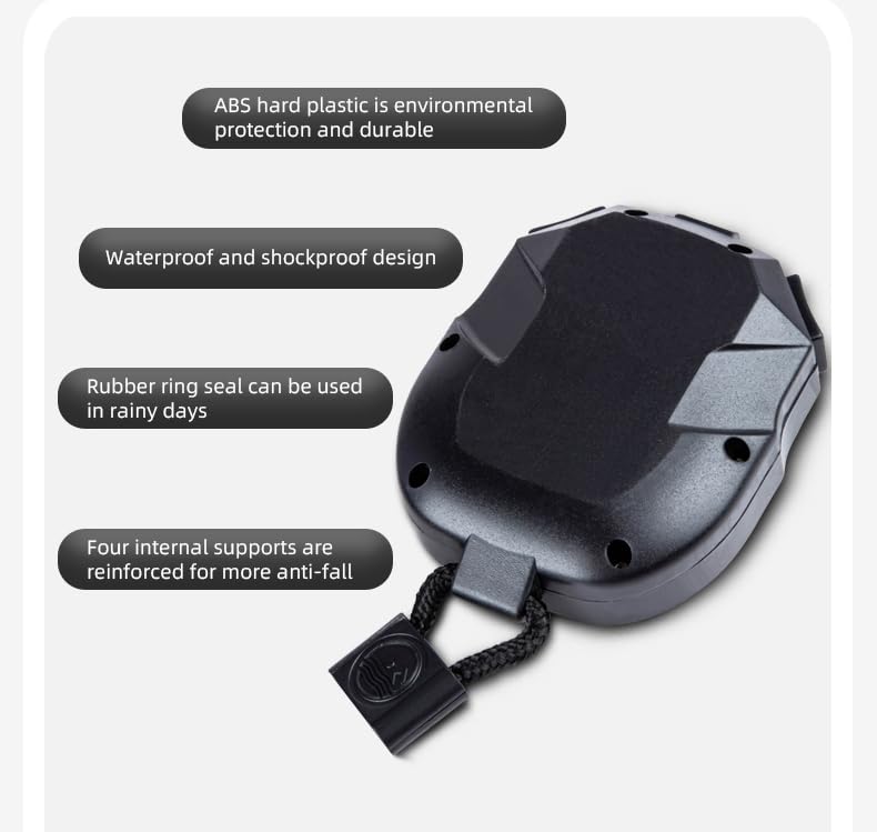 True Sense Portable Handheld Stopwatch Timer Clock Water Resistant With Compass, ZSD-009