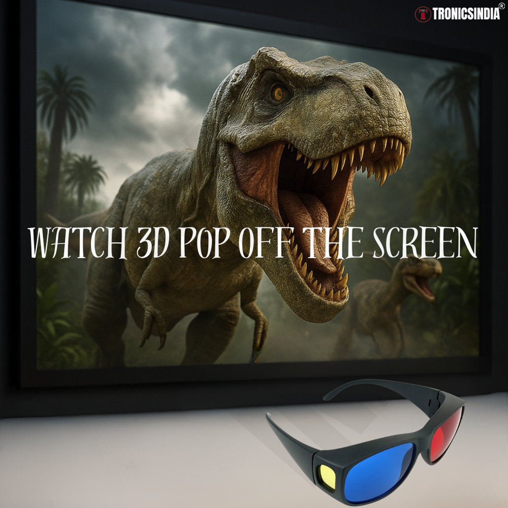 Red Cyan 3D Chashma for Mobile & Movies-RC01 (Bulk Qty)