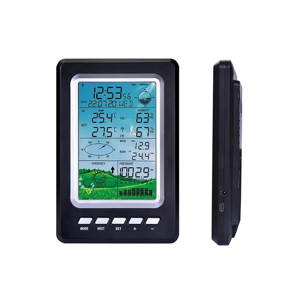 True Sense Wireless Solar Indoor and Outdoor Measurement Of Air Pressure Weather Station ,WS3030C