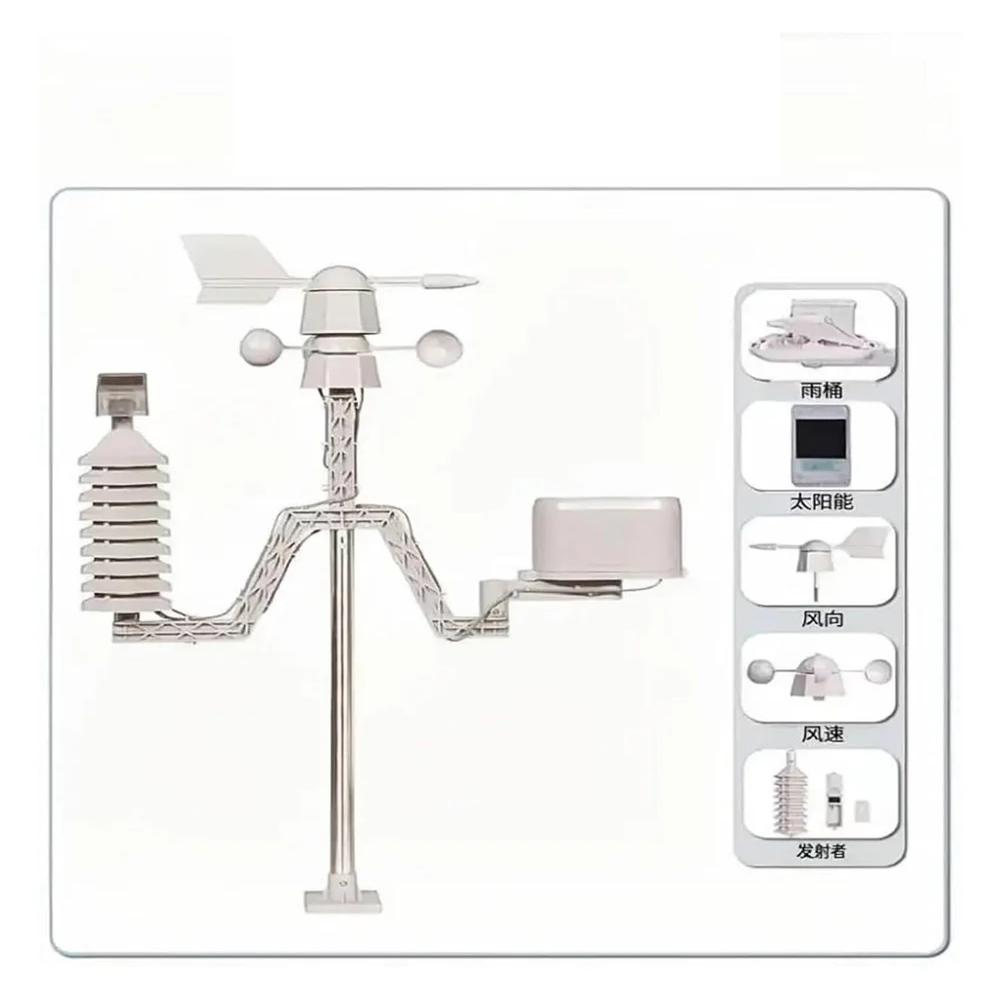 True Sense Wireless Solar Indoor and Outdoor Measurement Of Air Pressure Weather Station ,WS3030C
