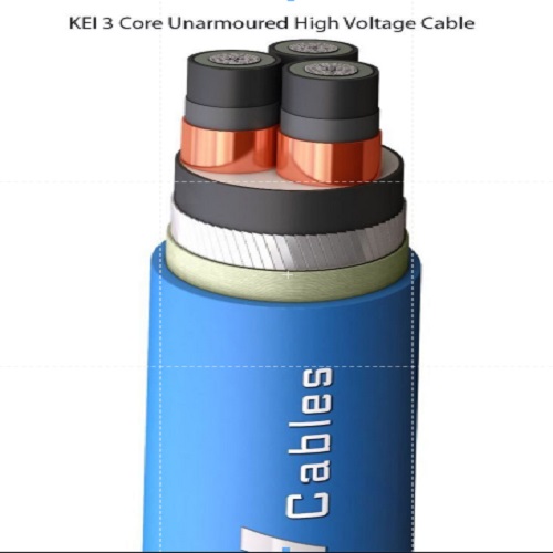 KEI 3 Core Unarmoured High Voltage Cable