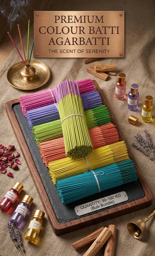 Premium Colour Agarbatti Stick - Diameter: Approx. 3 Mm