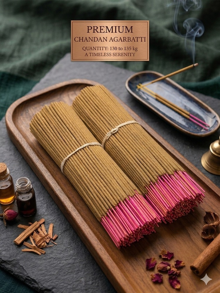 Chandan Agarbatti Stick - Burning Time: 30-40 Minutes