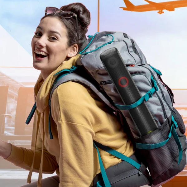 Portronics Decibel 21 10W Soundbar with LED Lights (Black)