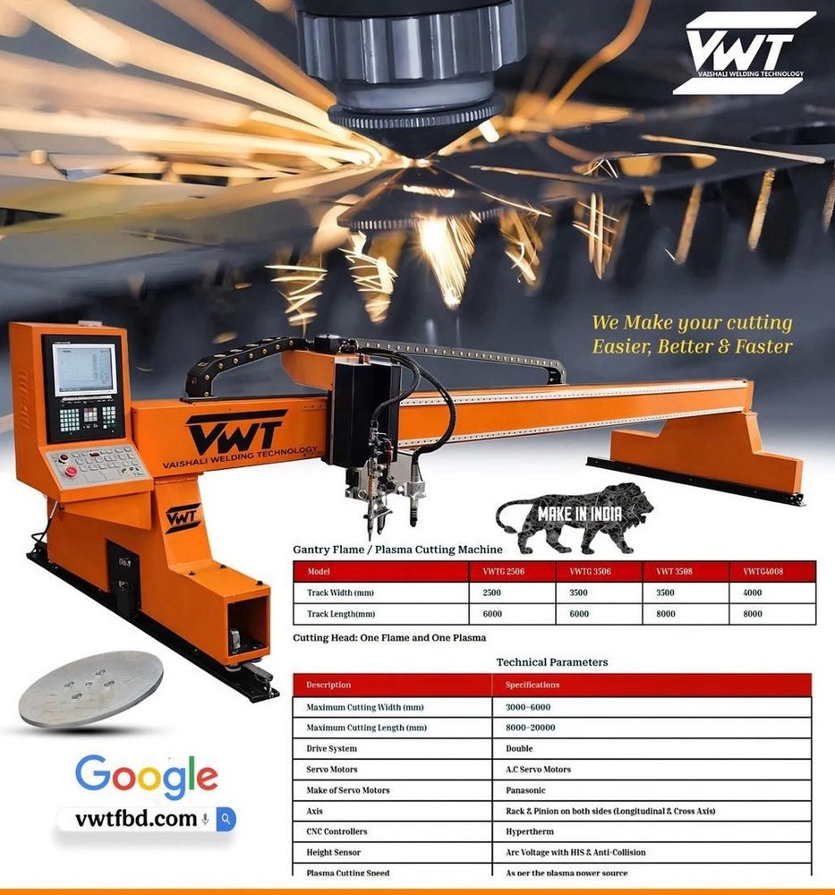 Automatic Gantry Flame Plasma Cutting Machine