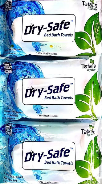 Dry Safe Wipes for Adult