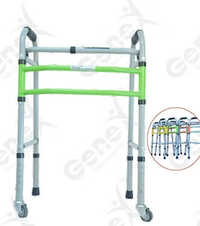 Ms Folding Walker Adult With Wheel