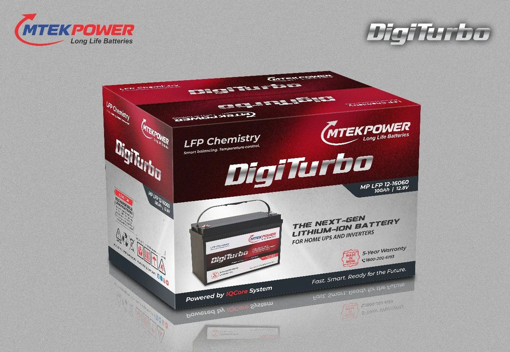 MTEK DIGITURBO 16060 100AH LITHIUM BATTERY