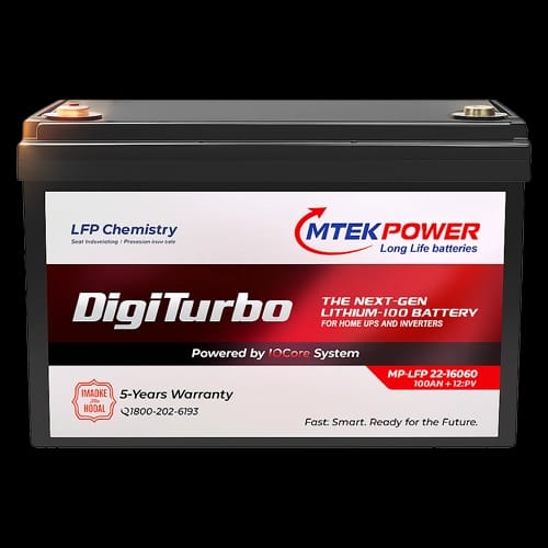 MTEK DIGITURBO 16060 100AH LITHIUM BATTERY