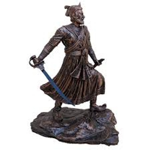 Frp Chhatrapati Shivaji Statue - Color: Multi Color