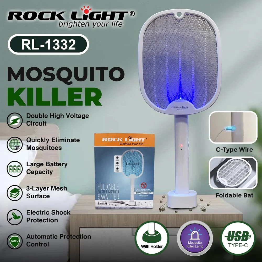 Rocklight Rl-1332 Rocklight Mosquito Killer Bat