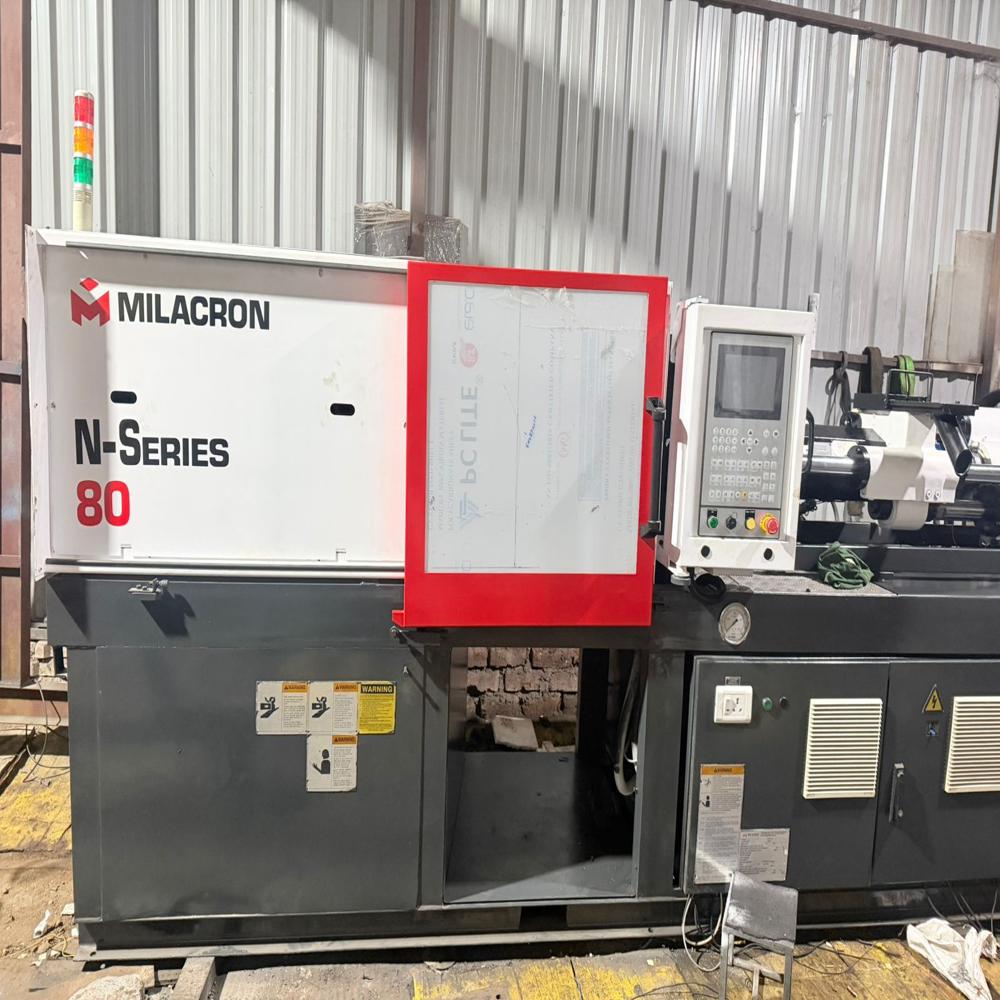 Used plastic Injection Moulding Machines 80 Ton  Price 7 lakh