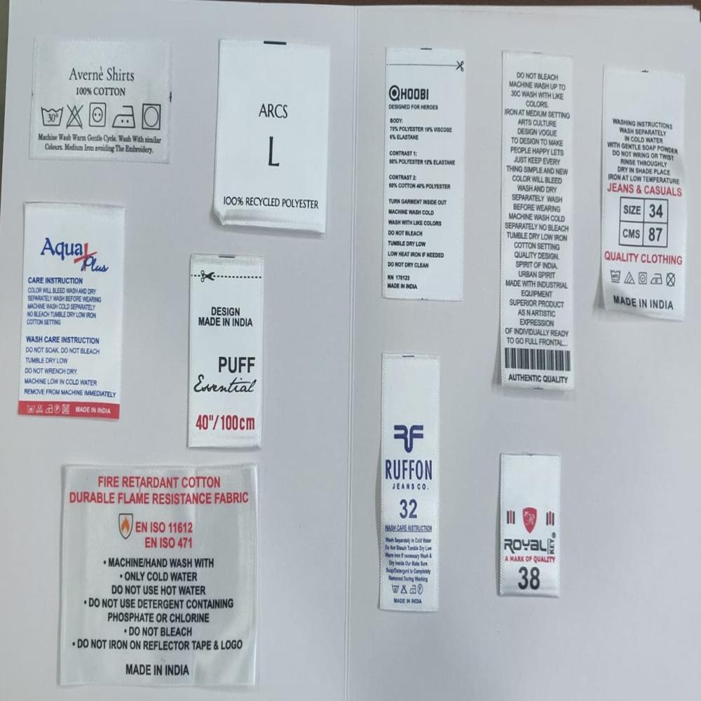 SATIN PRINT LABELS