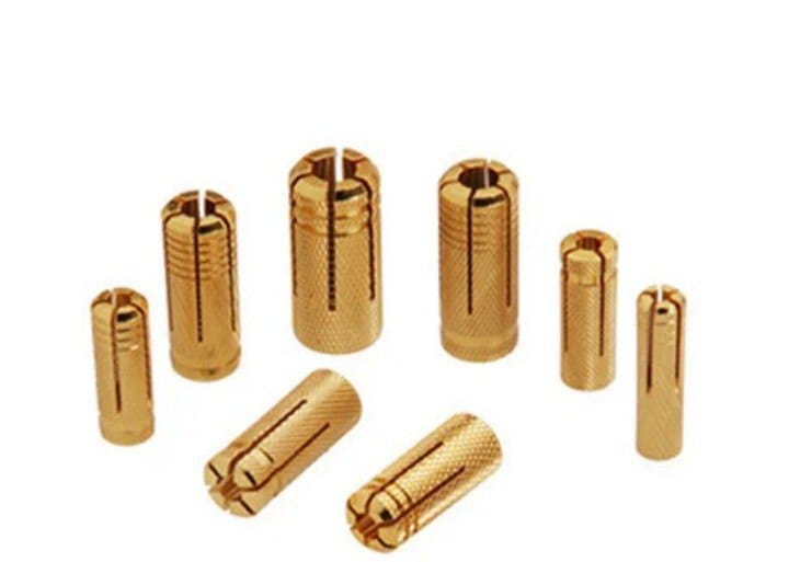 Brass Slotted Anchors - Size: Multi