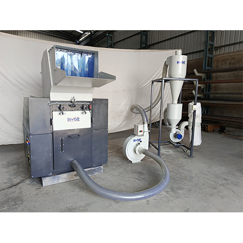 Plastic Scrap Grinder With Blower And Dust Saparater