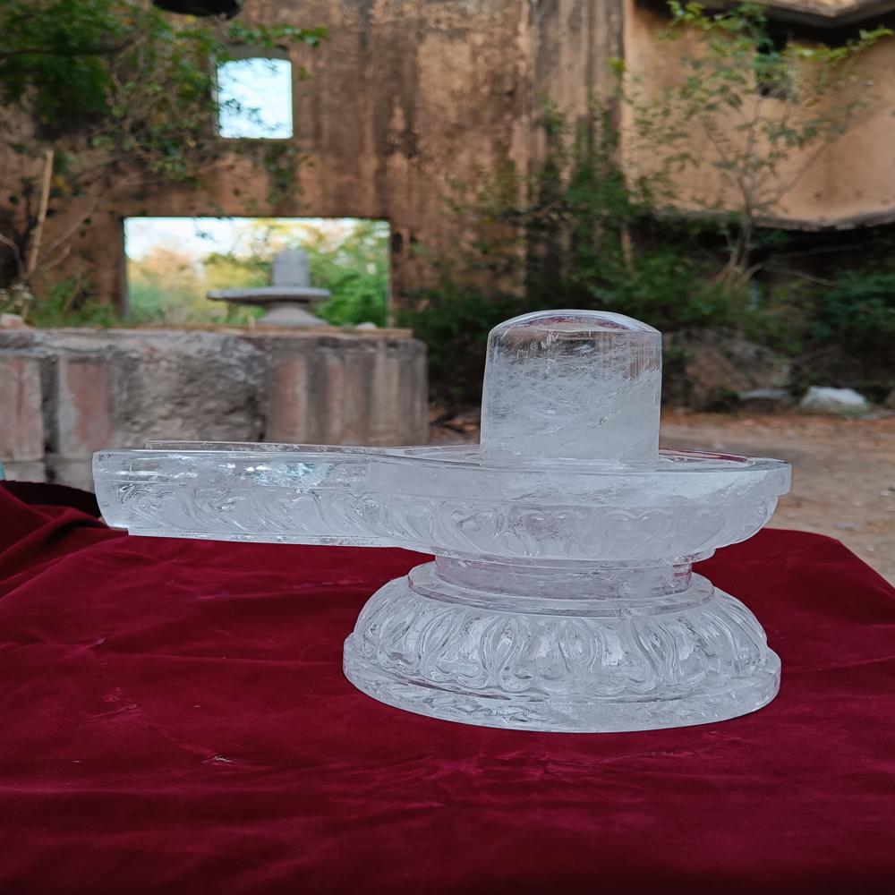 Crystal Shivling - Color: Semi Transparent