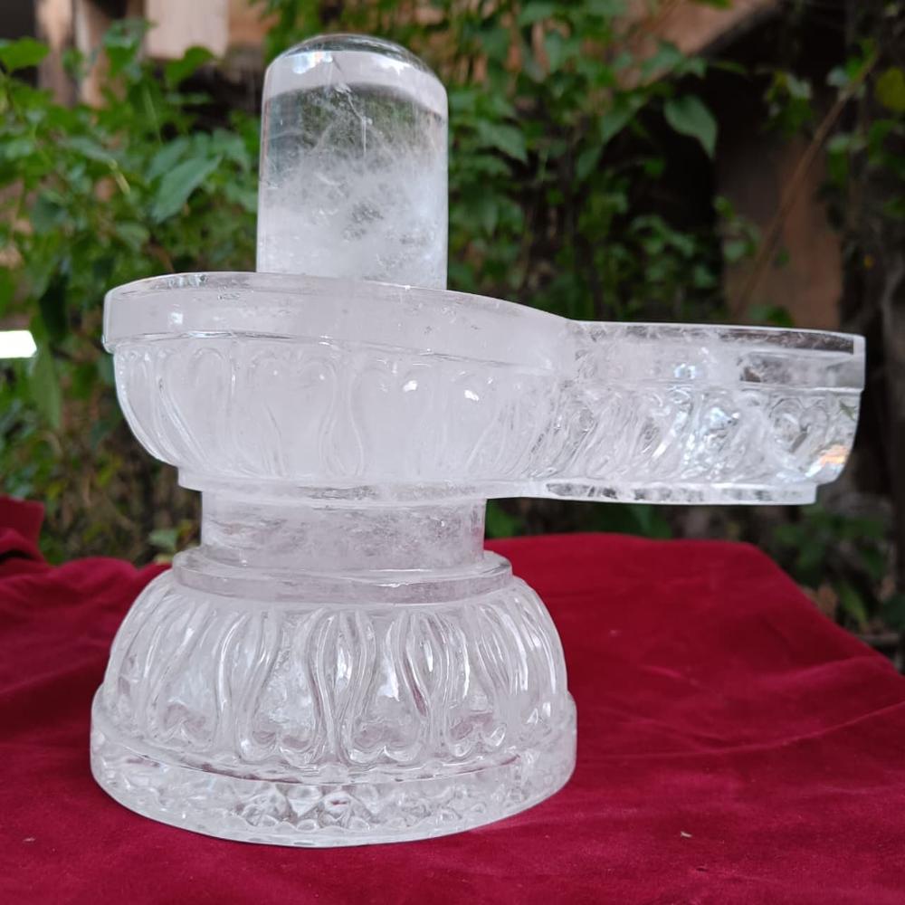 Crystal Shivling - Color: Semi Transparent